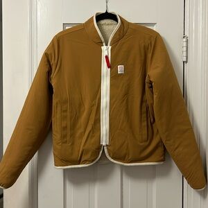 Topo Designs reversible Sherpa bomber jacket. Medium